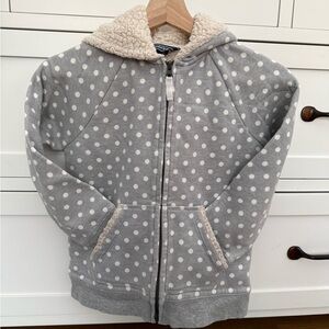 Lands end girl 7-8 hoodie sweatshirt